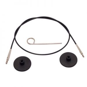 Knitpro kabel zwart – diverse lengtes