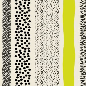 Canvas Stripe – lime groen