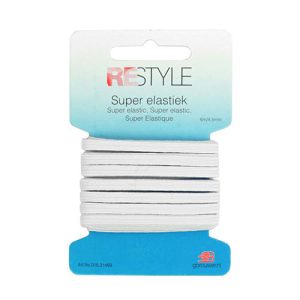 Super elastiek 4,5 mm breed wit