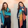 Omslagdoek en sjaal gemaakt van de Katia Kaleido
