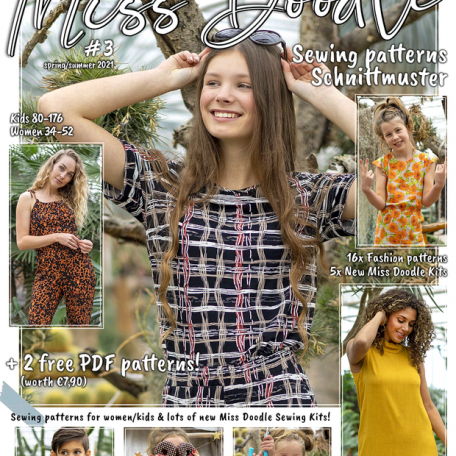 Tijdschrift Miss Doodle 3 met 16 patronen incl. werkbeschrijving