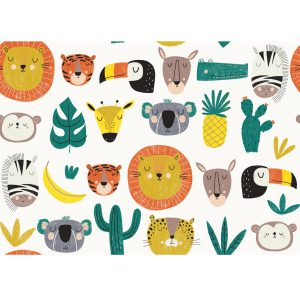 Katia popeline Jungle Hero's voor het maken van leuke kinderkleding