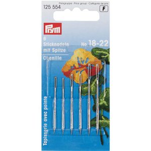 Prym 125554 – borduurnaalden met punt no.18-22