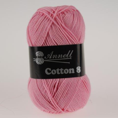 Annell Cotton 8 is een 100% katoenen brei- en haakgaren en uitermate geschikt voor het breien van baby en kinderkleding