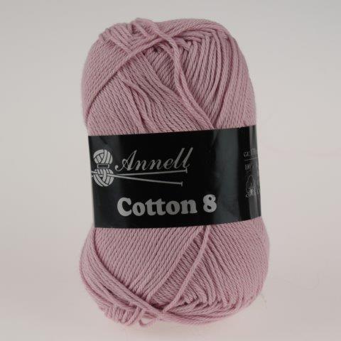 Annell Cotton 8 is een 100% katoenen brei- en haakgaren en uitermate geschikt voor het breien van baby en kinderkleding .
