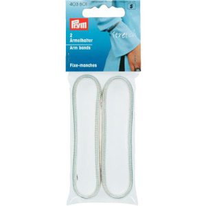 Prym 403801 zilverkleurige mouwophouders