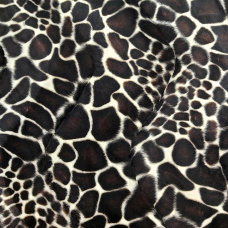 Stof 100% polyester Velboa Giraf