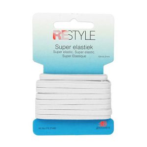 Super elastiek 4,5 mm breed wit