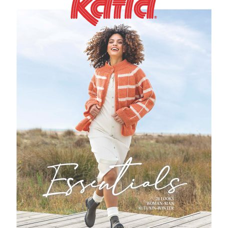 Katia Essentials 114 tijdschrift met werkbeschrijvingen voor het maken van truien, vesten en meer