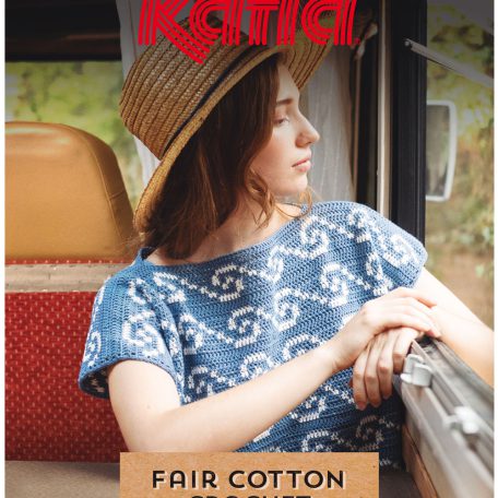 Katia tijdschrift Fair Cotton Crochet 1 met 17 haakpatronen voor de kwaliteit Fair Cotton