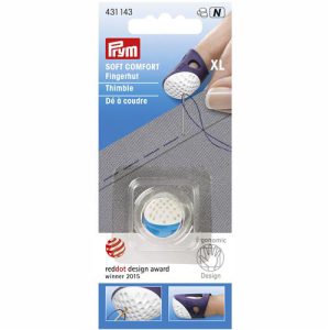 Prym 4311423- vingerhoed ergonomics – blauw – maat XL