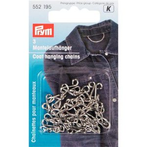 Prym 552195 mantelhangers zijn uitgevoerd in roestbestendig ijzer en zijn zeer sterk.