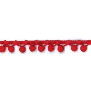 Het balletjesband is veelzijdig in gebruik en zorgt gemakkelijk voor een extra versierde uitstraling. Gebruik het balletjesband ook voor het versieren van kussenslopen, tassen, zomerse sjaals of zelfs (poppen)kleding!