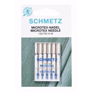 Schmetz Microtex naalden dikte 60 t/m 80