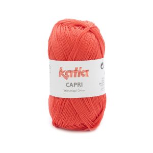 Katia Capri katoen is 100% gemerceriseerd katoen brei- en haakgaren. Ideaal voor het maken van kleding en amigurumi's