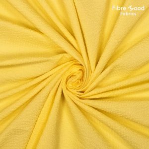Deze 100% seersucker katoen wordt gebruikt voor Fibre Mood model Khloe en is duurzaam gemaakt volgens de OEKO-TEX Standard 100.