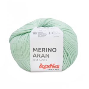 Katia Merino Aran is gemaakt van Merino wol en acryl. Het garen is sterk, zacht en fijn om mee te breien of haken. Bestel online=snel geleverd