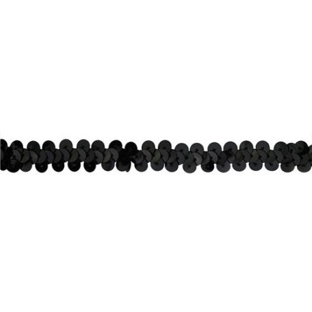 De elastisch paillettenband is een decoratieve en flexibele stofband versierd met pailletten. Ideaal voor het versieren van kleding, accessoires of creatieve projecten