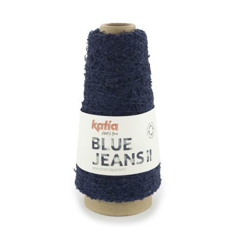 Katia Blue Jeans 100 % gerecycled jeans en ecologisch verantwoord. Perfect voor het breien van patchwork- of colorblock kleding!