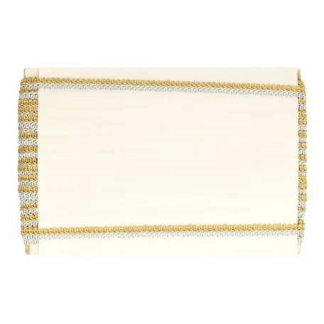 Deze elegante band geeft een luxe uitstraling aan kleding, accessoires en meer. Perfect voor speciale gelegenheden!