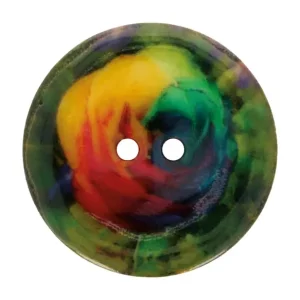Knoop van Kokos – Roos in Regenboogkleuren