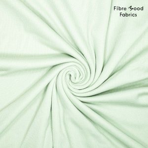Deze mooie gebreide stof wordt gebruikt voor Fibre Mood model Gitika en is duurzaam gemaakt volgens de OEKO-TEX Standard 100.