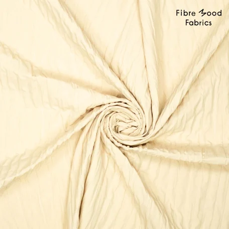 Deze geweven polyester katoen met 3D strepen wordt gebruikt voor Fibre Mood model Anica en is duurzaam gemaakt volgens de OEKO-TEX Standard 100.