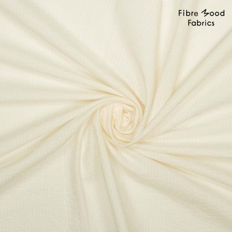 Deze 100% katoen seersucker stof wordt gebruikt voor Fibre Mood modellen Siren en Dazzle en is duurzaam gemaakt volgens de OEKO-TEX Standard 100.