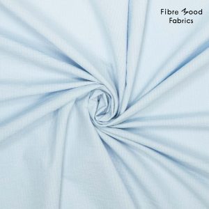 Deze seersucker katoenen stof wordt gebruikt voor Fibre Mood model Star en is duurzaam gemaakt volgens de OEKO-TEX Standard 100. 
