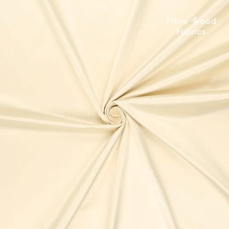 Deze geweven brushed satijn stof met stretch wordt gebruikt voor Fibre Mood modellen Luna en Vega en is duurzaam gemaakt volgens de OEKO-TEX Standard 100