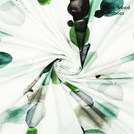 Deze katoen poplin met steenmotief stof wordt gebruikt voor Fibre Mood model Jazz en is duurzaam gemaakt volgens de OEKO-TEX Standard 100