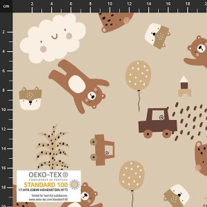 Deze hoogwaardige Avalana jersey is een comfortabele en rekbare stof, perfect voor het maken van kledingstukken zoals T-shirts, leggings, jurken en babykleding.