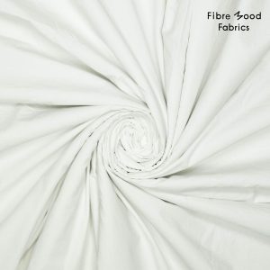 Deze 100% stone washed poplin wordt gebruikt voor Fibre Mood model Nanaka en is duurzaam gemaakt volgens de OEKO-TEX Standard 100.