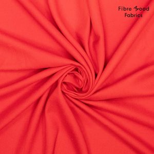 Deze geweven viscose linnen katoenen twillstof wordt gebruikt voor Fibre Mood model Suvi en is duurzaam gemaakt volgens de OEKO-TEX Standard 100.