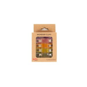 Handige Katia Wonderclips – ideaal om stof vast te zetten zonder spelden. Set van 10 clips, perfect voor naaien, quilten en handwerken!