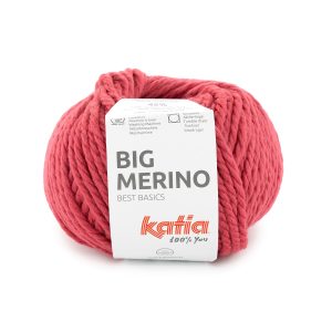 Katia Big Merino is een dik garen voor elk soort brei- of haakpatroon en geschikt voor dikke truien, wintervesten, mutsen en meer....