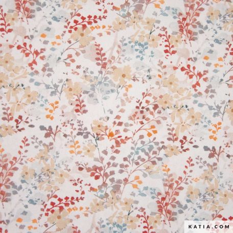 Katia poplin green utopia voor het maken van lichte kledingstukken zoals blouses en jurken en decoratieve accessoires die rust en verfijning in elke ruimte brengen.