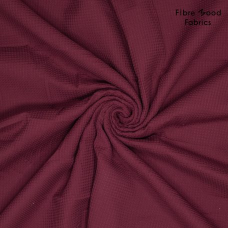 Deze 100% katoenen wafelstof wordt gebruikt voor Fibre Mood model Elif en is duurzaam gemaakt volgens de OEKO-TEX Standard 100.