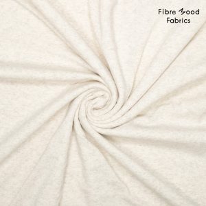 Deze jersey melange stof wordt gebruikt voor Fibre Mood model Elif en is duurzaam gemaakt volgens de OEKO-TEX Standard 100.