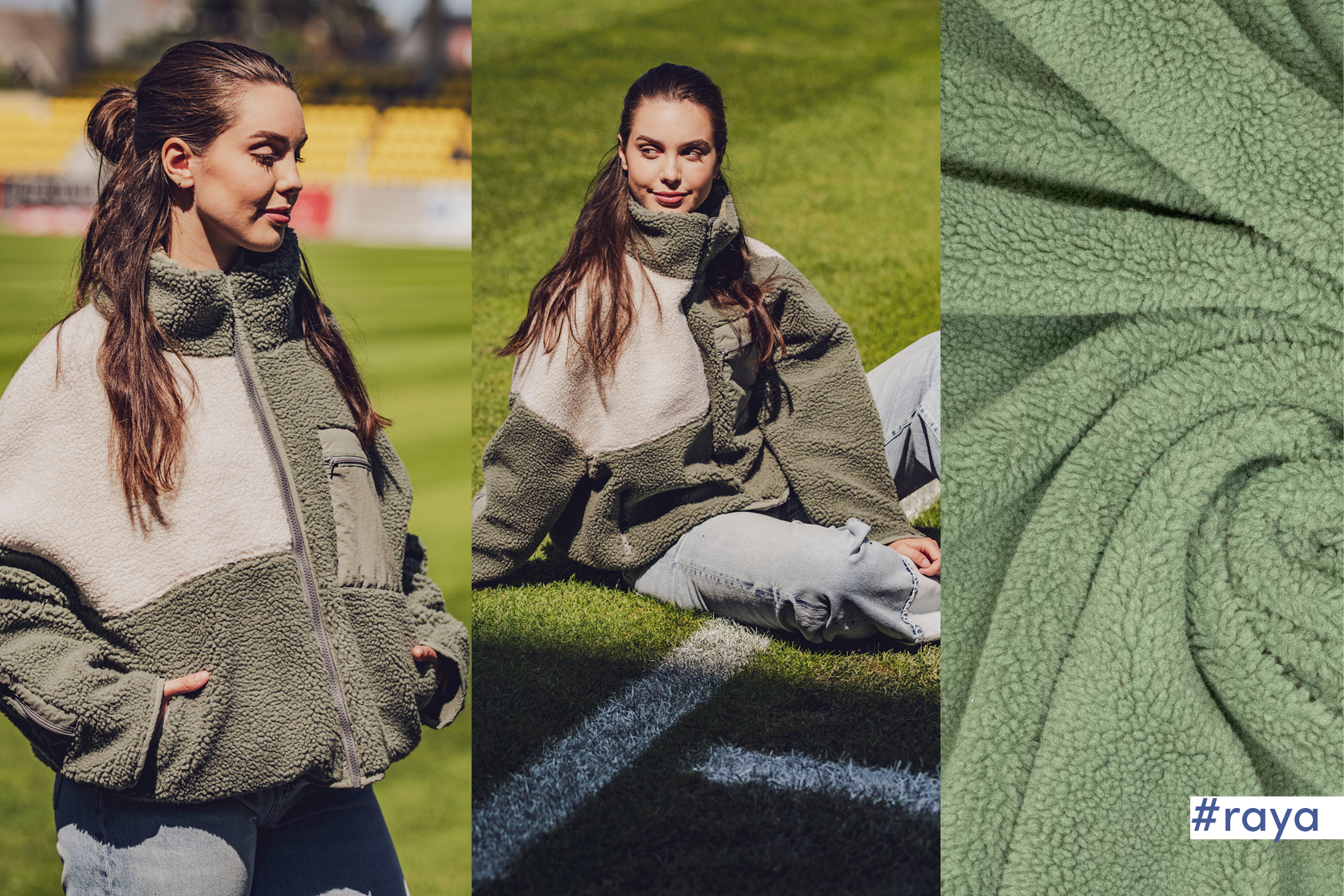 Ontdek de Fibre Mood Ash-Dyron-raya sport en outdoor stof. Ideaal voor sport en outdoor activiteiten: waterafstotend, comfortabel en stijlvol.