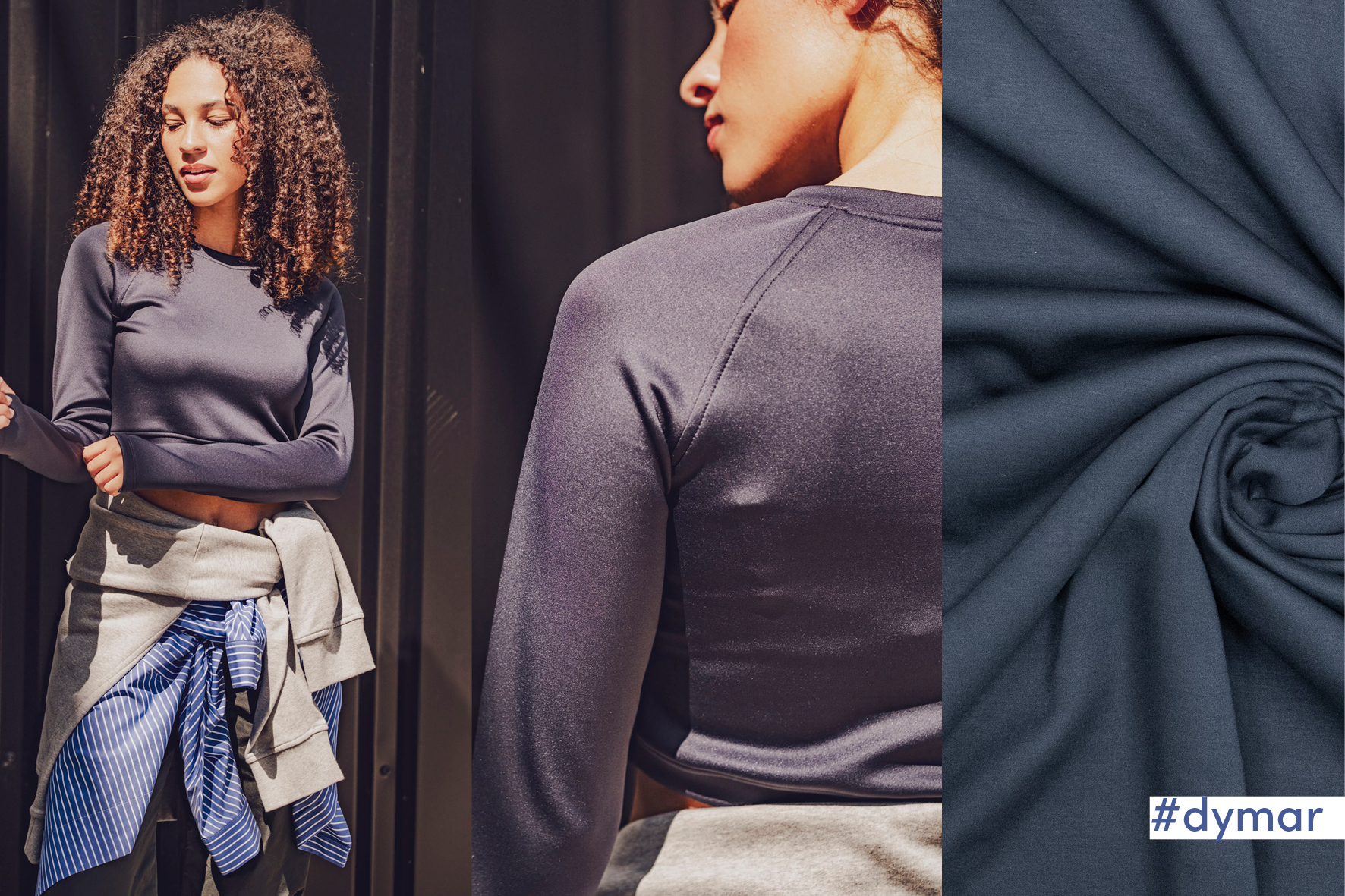 Deze gebreide scuba wordt gebruikt voor Fibre Mood modellen Dymar en Cruz en is duurzaam gemaakt volgens de -OEKO-TEX Standard 100