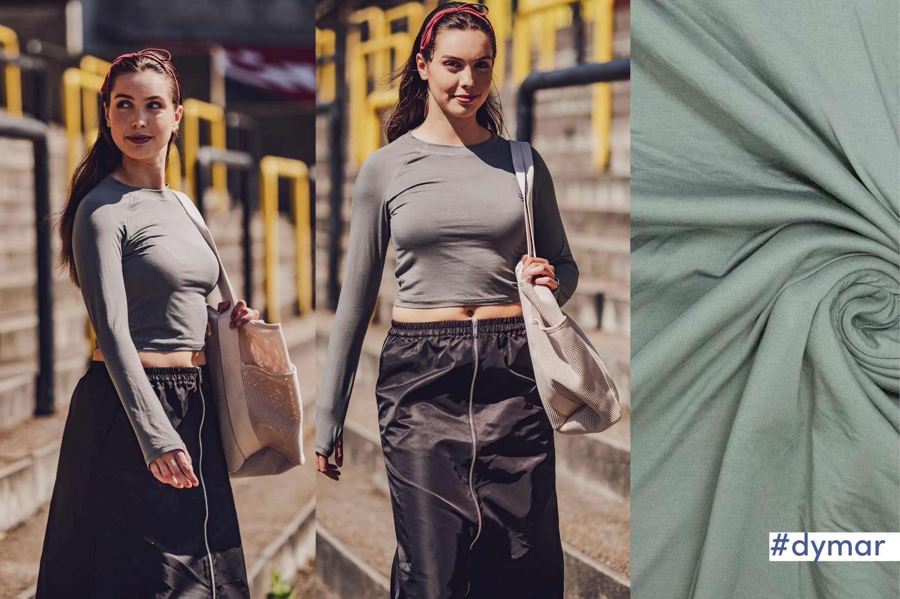 Deze bamboo jersey wordt gebruikt voor Fibre Mood model Dymar en is duurzaam gemaakt volgens de OEKO-TEX Standard 100.