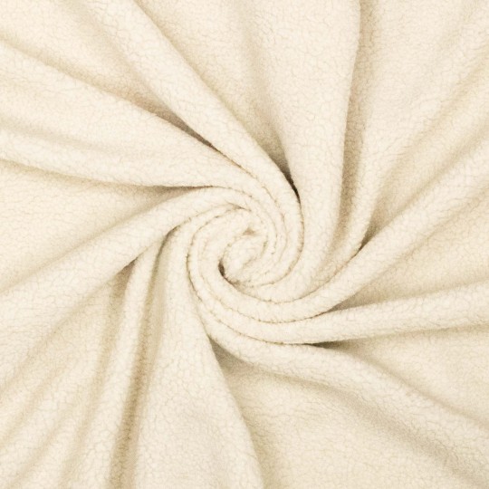 Deze polyester Teddystof (Sheepskin) stof wordt gebruikt voor Fibre Mood modellen Raya en Dyron en is duurzaam gemaakt volgens de OEKO-TEX Standard 100.