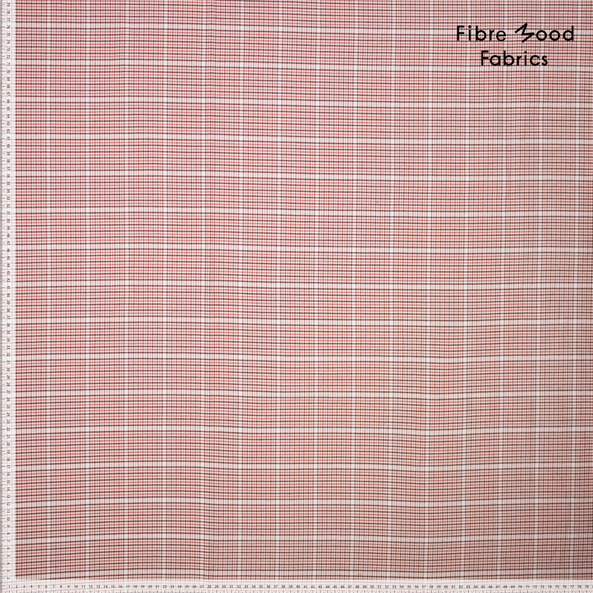 Deze geweven bengaline ruit wordt gebruikt voor Fibre Mood model Mireya en is duurzaam gemaakt volgens de OEKO-TEX Standard 100