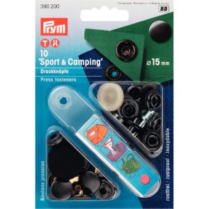 Prym 390200 - drukknopen "Sport & Camping" Ø15mm - gebronsd