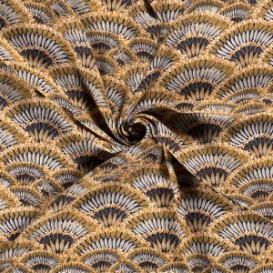 Borken Crêpe Abstrakt - marine