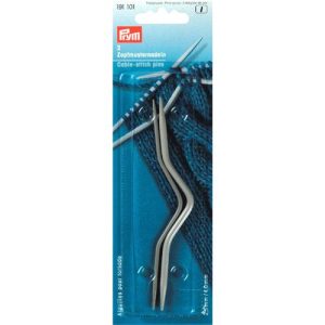 Prym 191101 - kabelnaalden gebogen - 2,5mm/4,0mm
