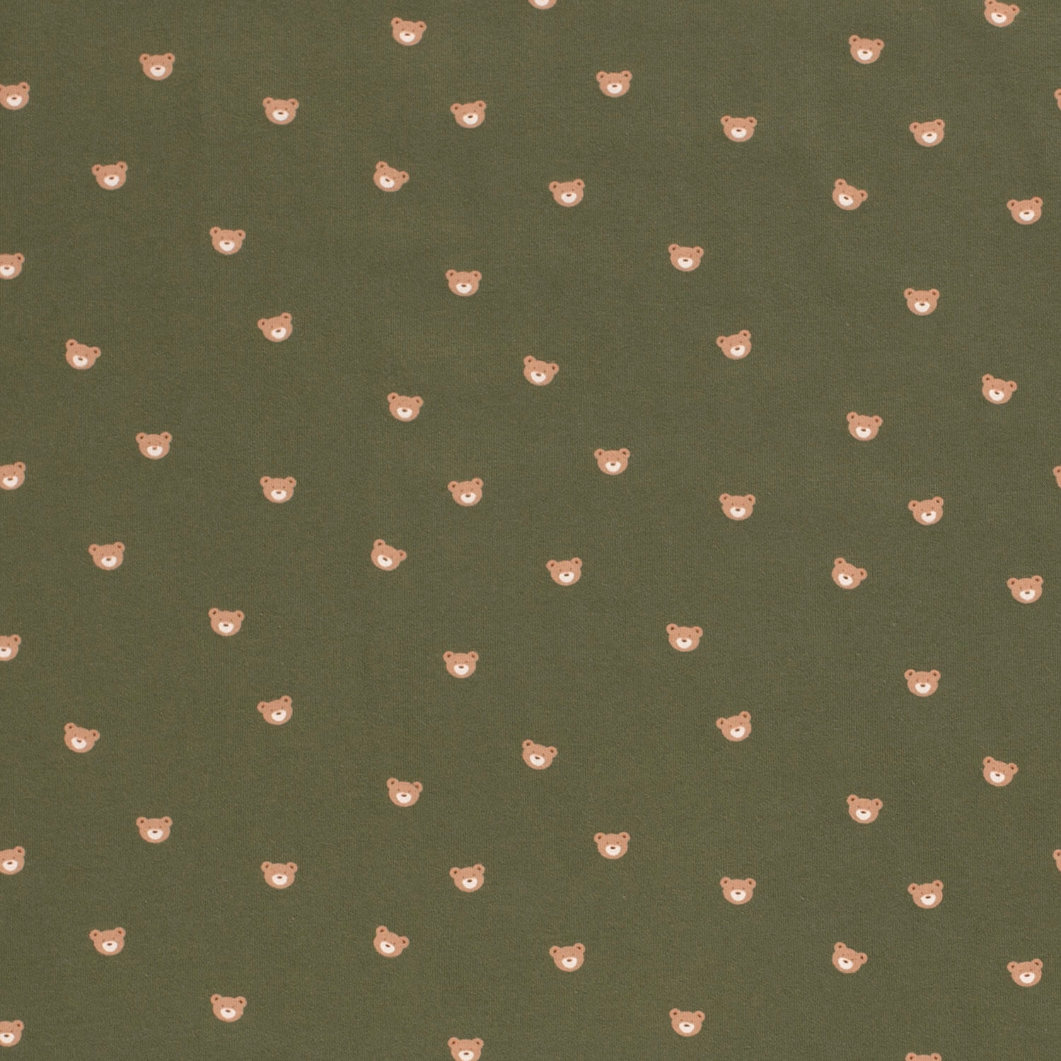 Jersey katoen - bedrukt beren - donkergroen - Afbeelding 4