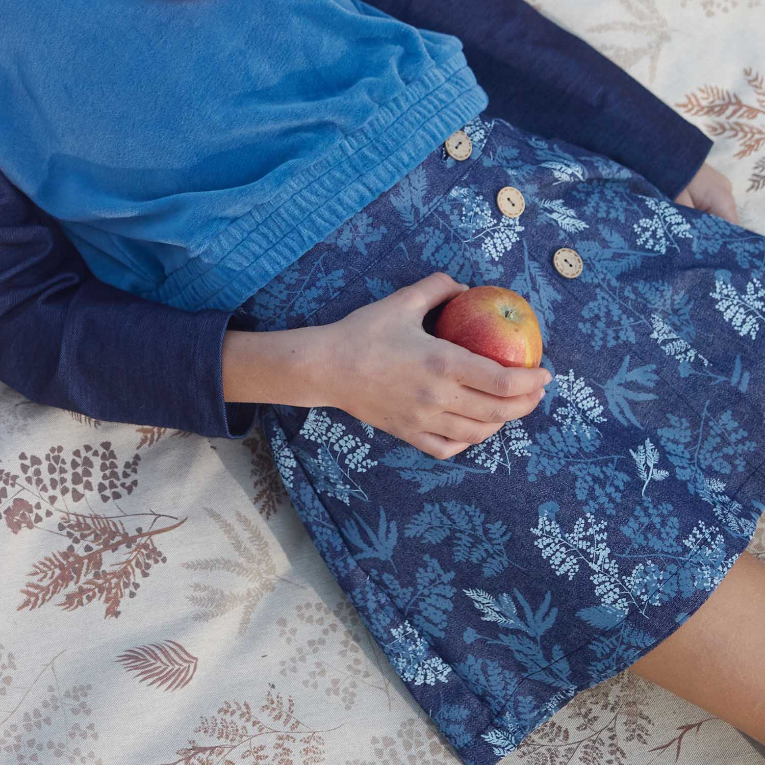 Katia - denim winter leaves - Afbeelding 2