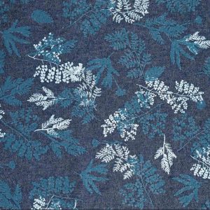 Katia - denim winter leaves